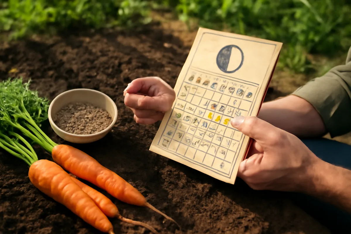 Quando seminare le carote nell’orto naturale? Il calendario segreto delle semine