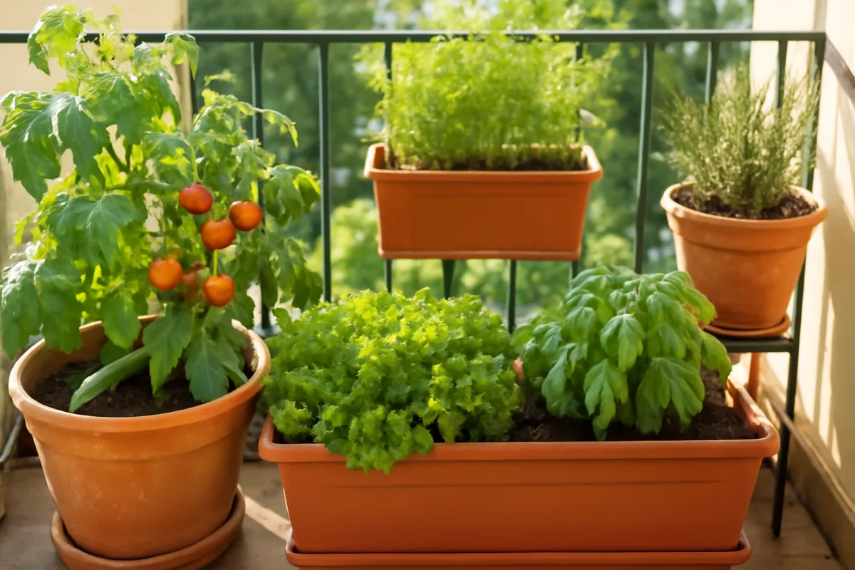 Un orto sostenibile in vaso sul balcone: idee pratiche per chi ha poco spazio