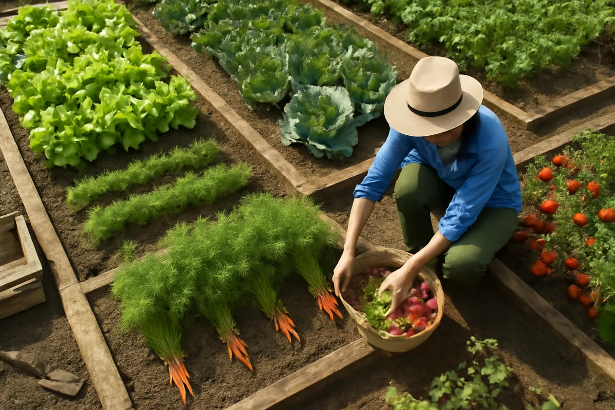 Come organizzare un orto produttivo e sostenibile: la disposizione che facilita il raccolto