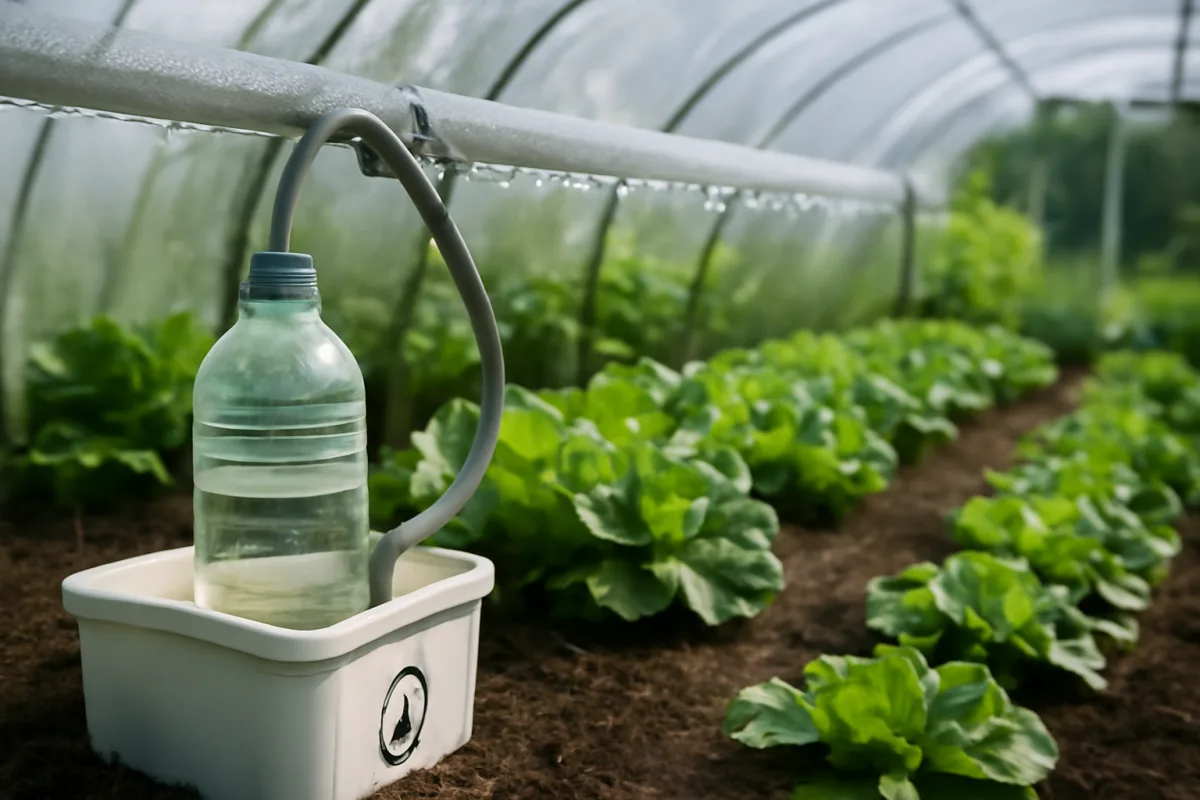 Raccolta dell’acqua di condensa: sistema sostenibile per orti in serra e giardino