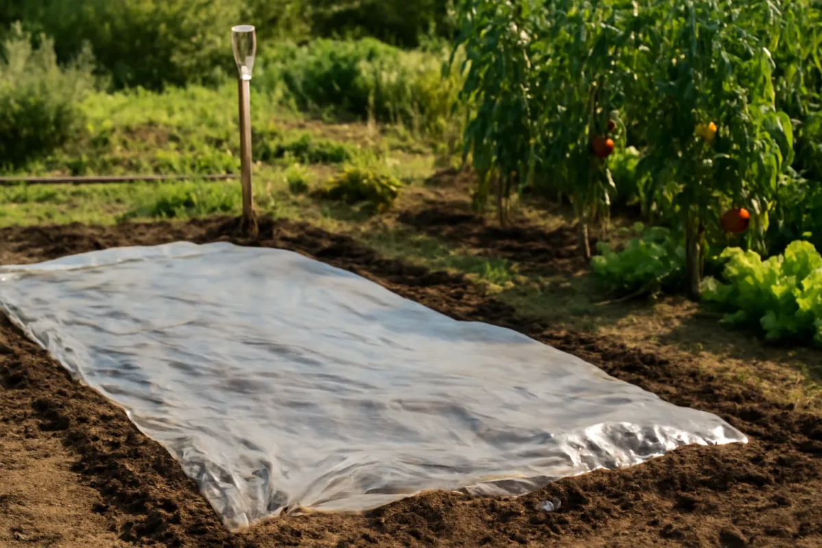 Cos’è la solarizzazione del terreno? Quando serve davvero nell’orto sostenibile