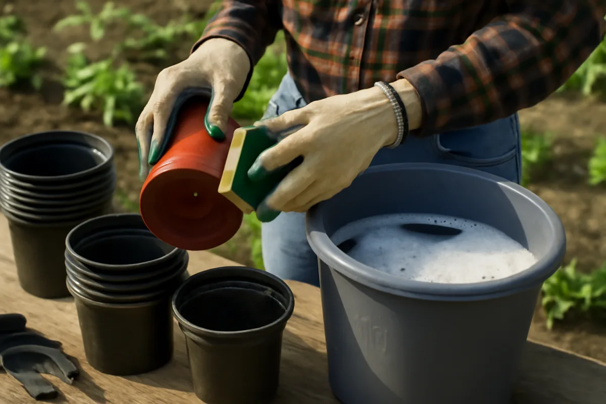 Posso riutilizzare i vasi di plastica per l’orto? Pulizia e accorgimenti contro le malattie