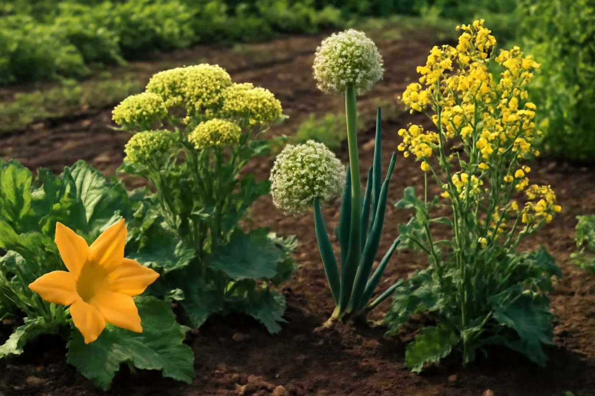 Lasciare i fiori di alcune verdure: il motivo strategico nell’orto sostenibile