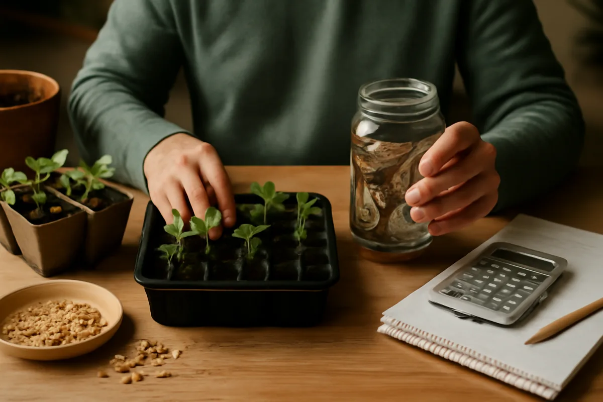 Autoproduzione delle piantine per l’orto: quando conviene e risparmio reale